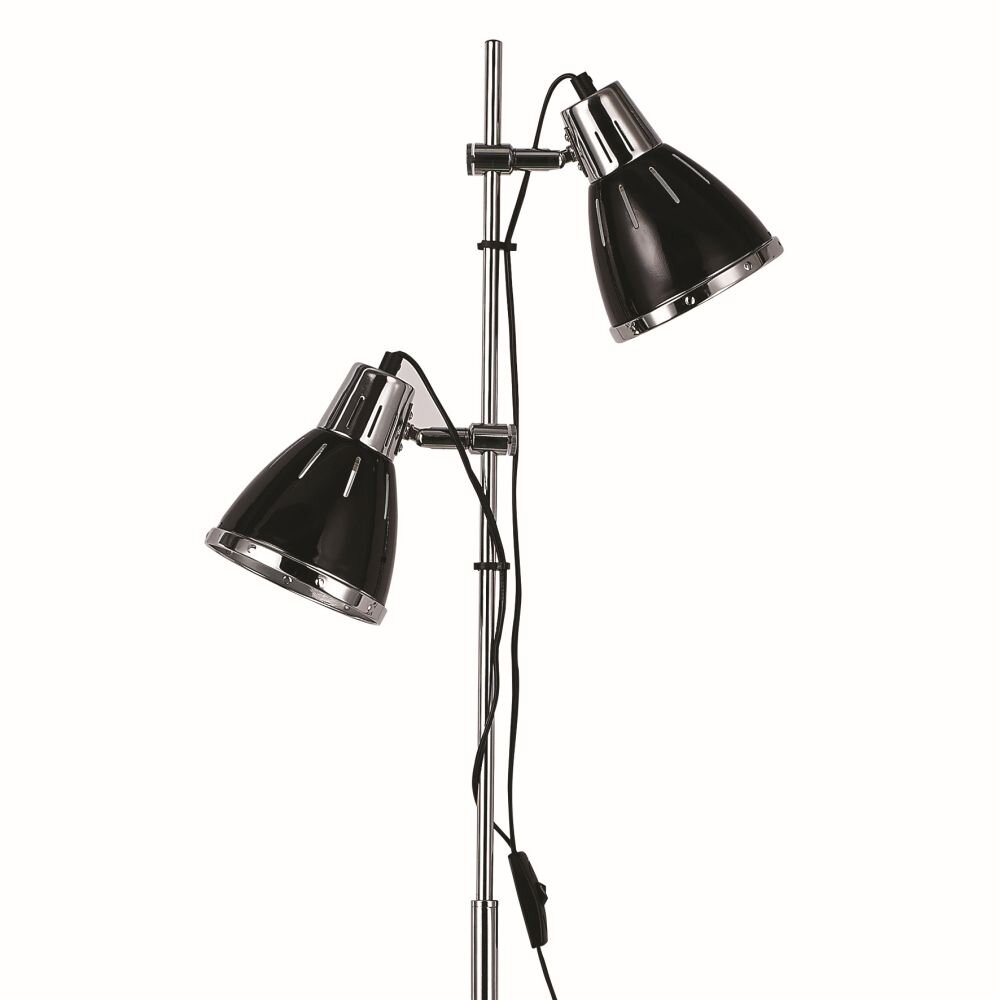 Ideal Lux ELVIS Stehleuchte Schwarz, 2-flammig main product photo