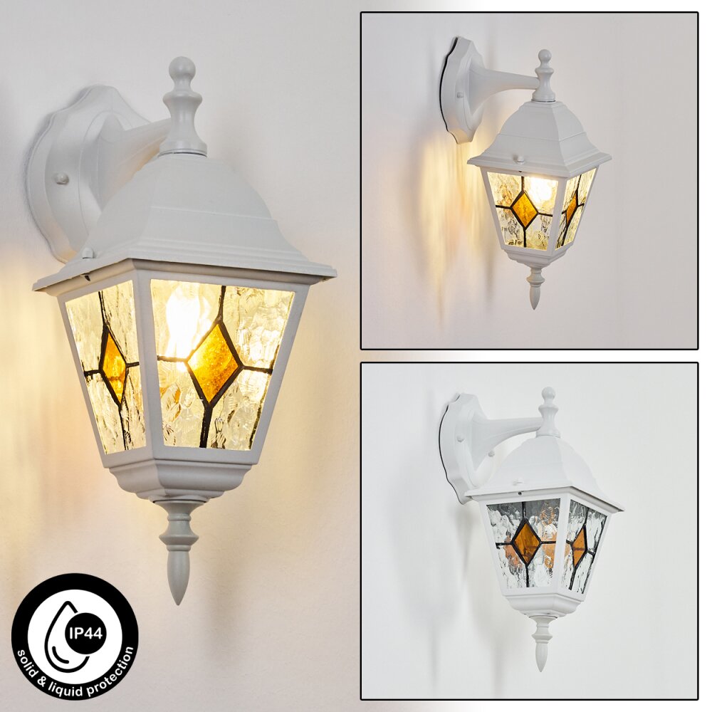 Naofe Außenwandleuchte Weiß, 1-flammig main product photo