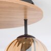 Koyoto Deckenleuchte Glas 15 cm Naturfarben, Schwarz, 3-flammig