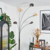 Nikkala Stehleuchte Chrom, Weiß, 5-flammig