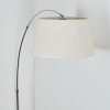 Bassagoda Stehleuchte 45 cm Chrom, Schwarz, 1-flammig