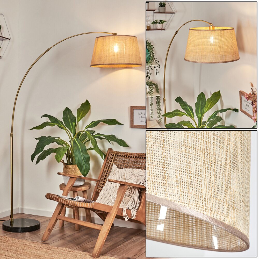 Sabadim Stehleuchte 45 cm Messing, Schwarz, 1-flammig main product photo