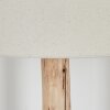 Soungou Stehleuchte 38 cm Naturfarben, Schwarz, 1-flammig