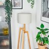 Soungou Stehleuchte 38 cm Naturfarben, Schwarz, 1-flammig