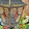 Naofe Wegeleuchte Braun, Gold, 1-flammig