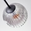 Ripoll Deckenleuchte Glas 15 cm Bernsteinfarben, Klar, Rauchfarben, 6-flammig