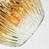 Ripoll Deckenleuchte Glas 15 cm Chrom, Gold, Klar, Kupferfarben, Rauchfarben, 6-flammig
