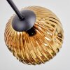 Ripoll Deckenleuchte Glas 15 cm Chrom, Gold, Kupferfarben, Rauchfarben, 6-flammig