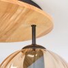 Koyoto Deckenleuchte Glas 20 cm Naturfarben, Schwarz, 3-flammig