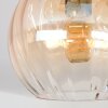 Koyoto Deckenleuchte Glas 20 cm Naturfarben, Schwarz, 3-flammig