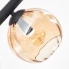 Koyoto Deckenleuchte Glas 15 cm Bernsteinfarben, 8-flammig