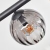 Koyoto Deckenleuchte Glas 15 cm Bernsteinfarben, Klar, Rauchfarben, 8-flammig