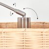 Cavaca Bogenlampe 40 cm Nickel-Matt, Schwarz, 1-flammig