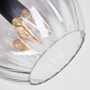 Koyoto Deckenleuchte Glas 15 cm Bernsteinfarben, Klar, Rauchfarben, 6-flammig