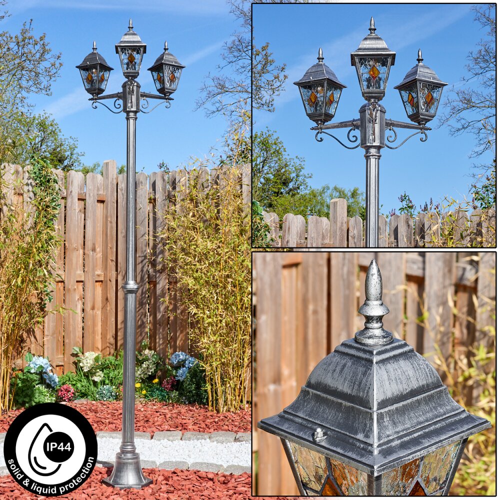 Naofe Kandelaber Schwarz, Silber, 3-flammig main product photo