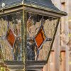 Naofe Wegeleuchte Braun, Gold, 1-flammig, Bewegungsmelder