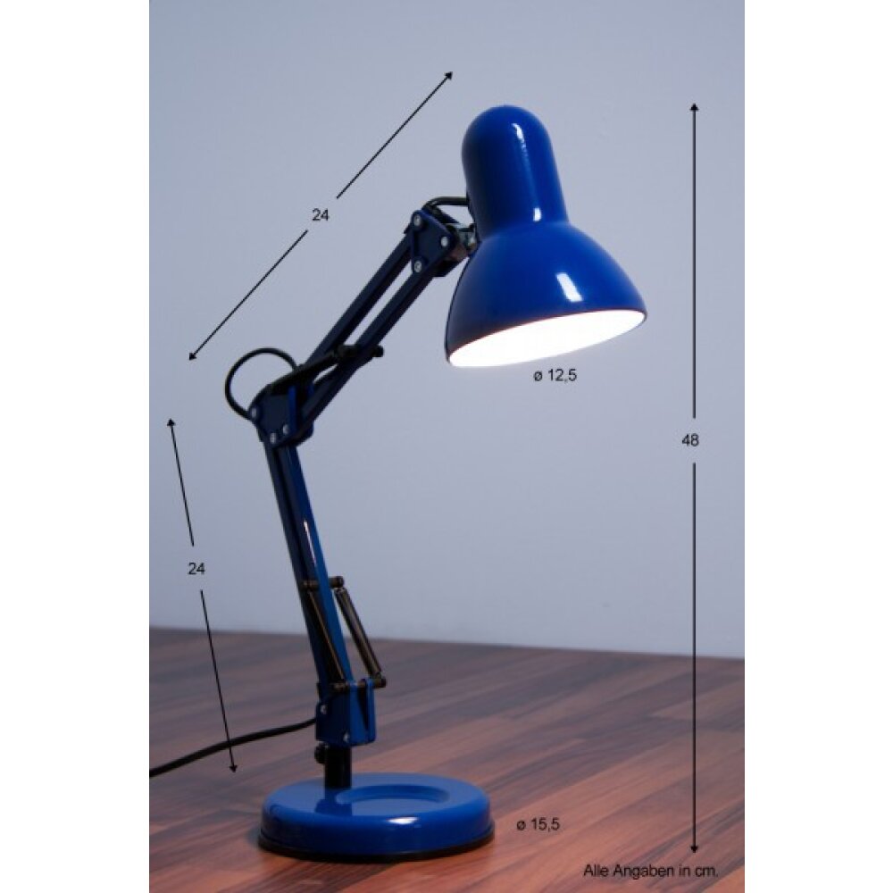 Globo Famous Schreibtischleuchte Blau, 1-flammig main product photo