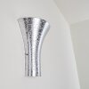 Nerola Wandleuchte Silber, 1-flammig