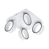 EGLO ALBARIZA Deckenspot LED Chrom, Weiß, 4-flammig