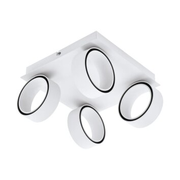 EGLO ALBARIZA Deckenspot LED Chrom, Weiß, 4-flammig