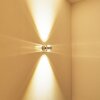 Rio Wandleuchte LED Silber, 2-flammig