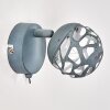 Covane Wandleuchte LED Grau, 1-flammig