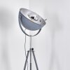 Bagdad Stehleuchte Blau, Chrom, Grau, 1-flammig