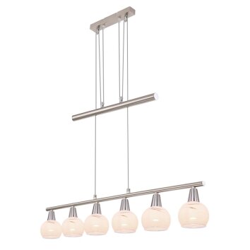 Globo OLLI Hängeleuchte Nickel-Matt, 6-flammig Globo OLLI Hängeleuchte Nickel-Matt, 6-flammig