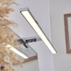 Morges Spiegelleuchte LED Chrom, Weiß, 1-flammig