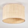 Sabadim Deckenleuchte 35 cm beige, Naturfarben, 1-flammig