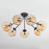 Ripoll Deckenleuchte Glas 15 cm Bernsteinfarben, 7-flammig