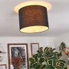 Bassagoda Deckenleuchte 40 cm Schwarz, Weiß, 1-flammig