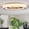 Jalon Deckenleuchte LED Weiß, 1-flammig, Fernbedienung