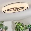 Jalon Deckenleuchte LED Weiß, 1-flammig, Fernbedienung
