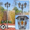 Lignac Kandelaber Schwarz, Silber, 3-flammig