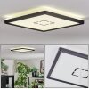 Simonstorp Deckenleuchte LED Schwarz, Weiß, 1-flammig