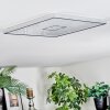 Simonstorp Deckenleuchte LED Silber, Weiß, 1-flammig