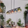 Gastor Pendelleuchte Glas 15 cm Blau, Chrom, Grün, Klar, Kupferfarben, Rauchfarben, 5-flammig