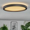 Xarel Deckenleuchte LED Schwarz, 1-flammig