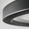 Xarel Deckenleuchte LED Schwarz, 1-flammig