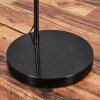 Soungou Bogenlampe 38 cm Chrom, Schwarz, 1-flammig, Stoffschirm