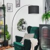 Bassagoda Stehleuchte 40 cm Chrom, Schwarz, 1-flammig