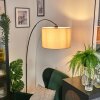 Soungou Stehleuchte 38 cm Chrom, Schwarz, 1-flammig