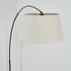 Bassagoda Stehleuchte 45 cm Chrom, Schwarz, 1-flammig