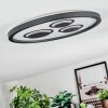 Ilyan Deckenleuchte LED Schwarz, 1-flammig
