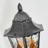 Lignac Außenwandleuchte Schwarz, Silber, 1-flammig