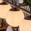 Gastor Pendelleuchte Glas 15 cm Weiß, 4-flammig