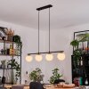 Gastor Pendelleuchte Glas 15 cm Weiß, 4-flammig