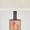 Bassagoda Stehleuchte 35 cm Naturfarben, Schwarz, 1-flammig