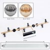 Ripoll Deckenleuchte Glas 15 cm Gold, Schwarz, 10-flammig